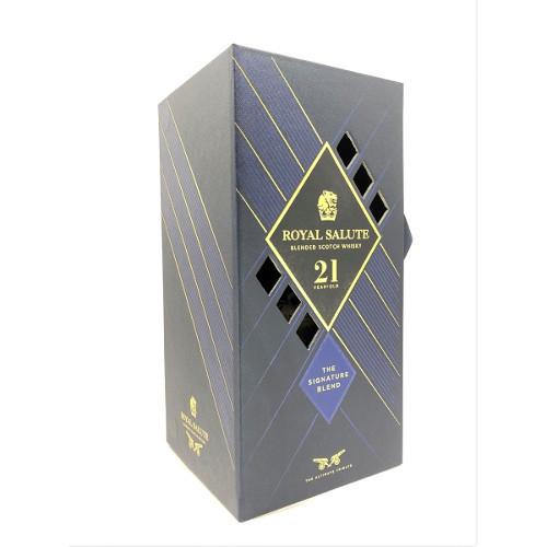 ロイヤルサルート21年　シグネチャーブレンド 青 700ml 【ウイスキー】 Amazon.co.jp: 【現行ラベル】ロイヤルサルート 21年