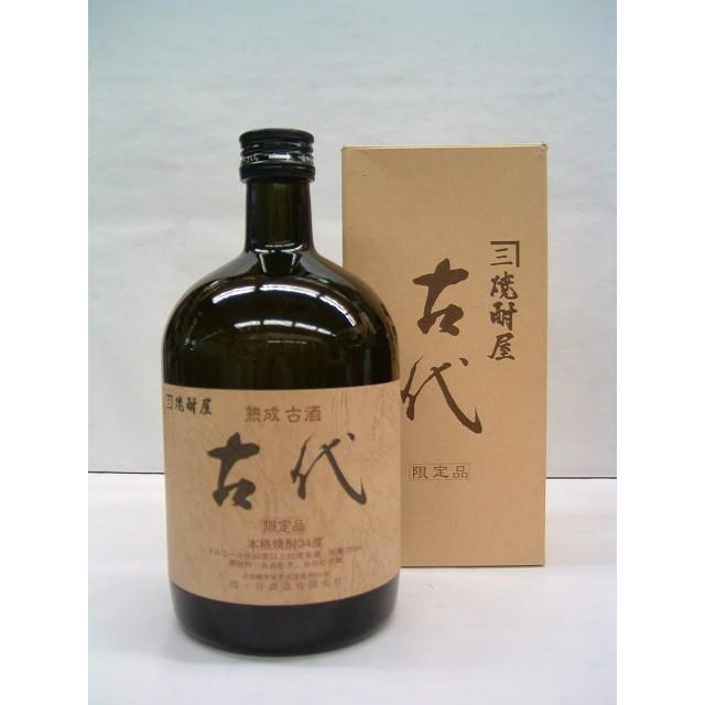 焼酎屋兼八 古代 熟成古酒34度 720ml 麦焼酎｜sake-yamato