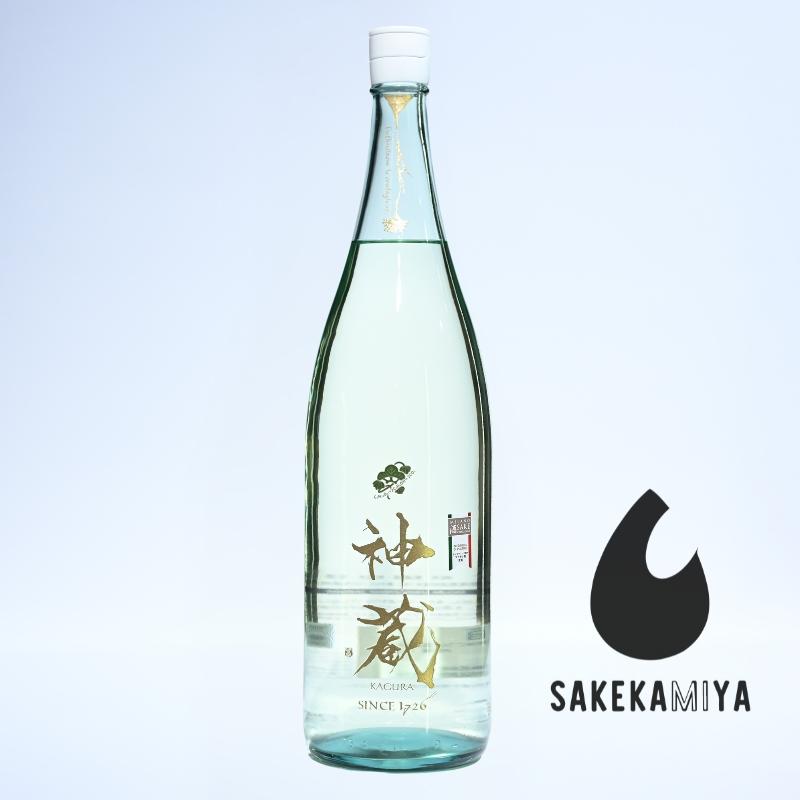 純米 神蔵KAGURA かぐら 無濾過・無加水・生酒 クリア 1800ml｜祝米100