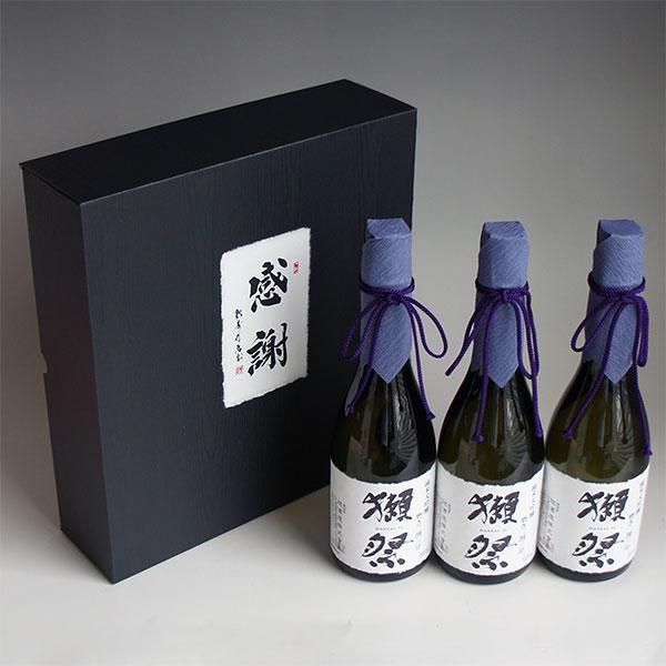 獺祭 感謝ギフト箱入り 日本酒セット 720ml 3本組 純米大吟醸23 磨き二 