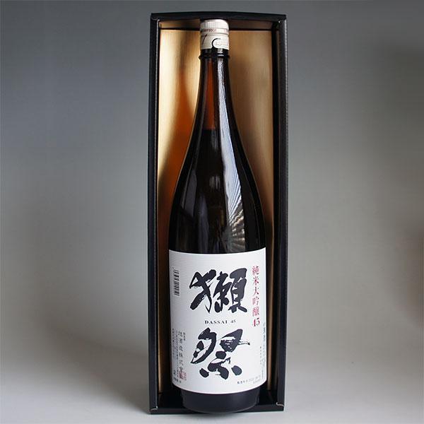 獺祭 感謝ギフト箱入り 日本酒 1800ml 1本組 純米大吟醸 45 : 酒百花