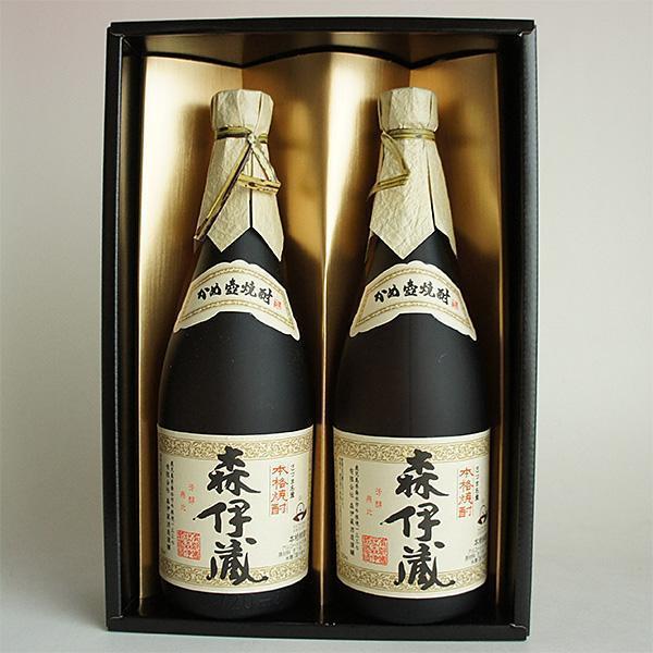 森伊蔵 芋焼酎 ギフトセット 感謝のギフト箱 金蓋紙箱入 720ml 2本組 