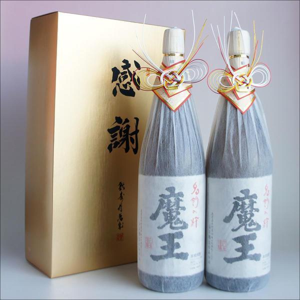 魔王 おめかし 感謝のギフト箱 金蓋紙箱入り 1800ml 2本組 芋 魔王 おめかし 感謝のギフト箱 金蓋紙箱入り 1800ml 2本組 芋