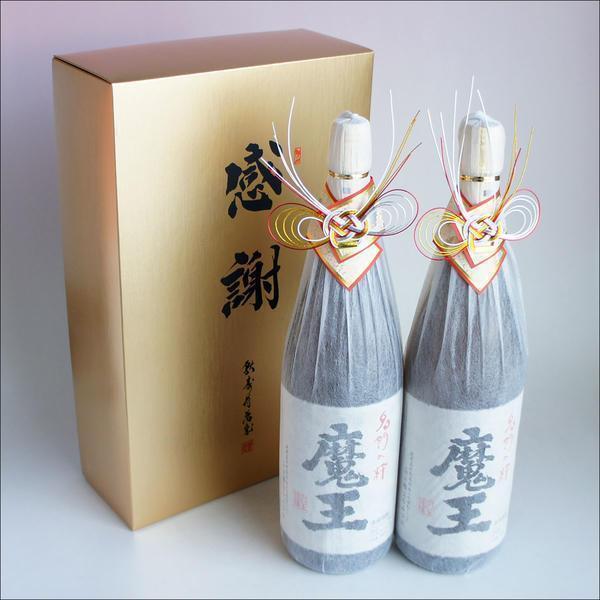 魔王 おめかし 感謝のギフト箱 金蓋紙箱入り 1800ml 2本組 芋 魔王 おめかし 感謝のギフト箱 金蓋紙箱入り 1800ml 2本組 芋