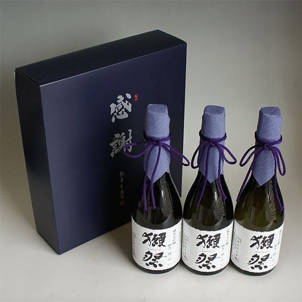 日本酒セット3本 720ml 獺祭 感謝ギフト箱入り 日本酒セット 720ml 3本組 純米大吟醸23 磨き二