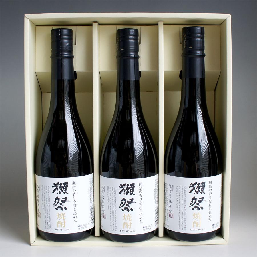 獺祭　焼酎　720ml ３本 獺祭 感謝ギフト箱入り 焼酎セット 720ml 3本組 獺祭の香りを封じ込め