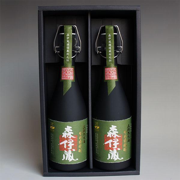 森伊蔵 極上 長期熟成 720ml 2本 感謝のギフト箱 濃紺紙箱入 2本組 芋 