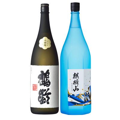 久保田 お中元 飲み比べセット 鶴齢 純米大吟醸 山田錦37％精米/麒麟山 