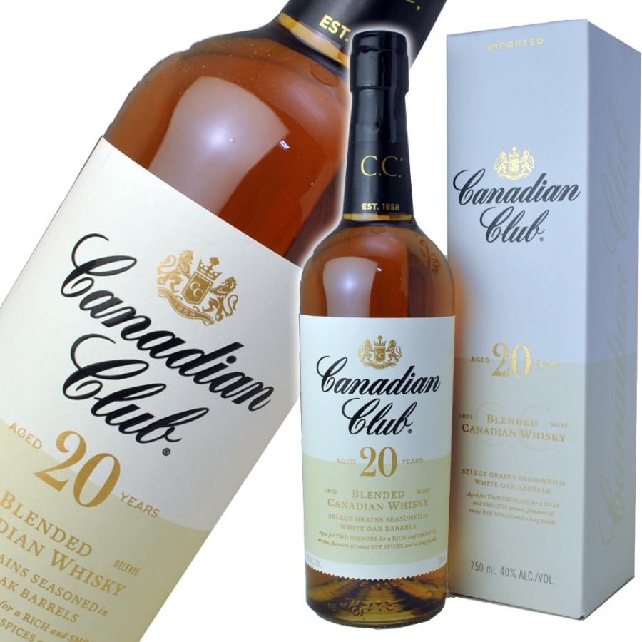 カナディアンクラブ 20年 750ml 40度 並行輸入品 : 酒倶楽部三井