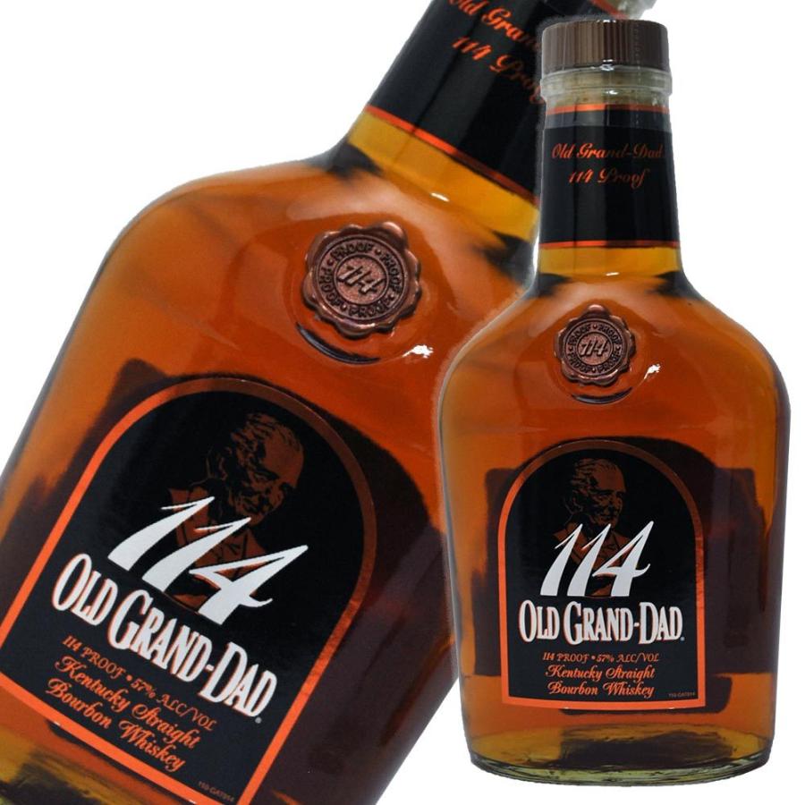 希少　Old Grand Dad 114 バーボン750ml オールドグランダッド 114 750ml 57度 バーボン [並行輸入品] 箱なし