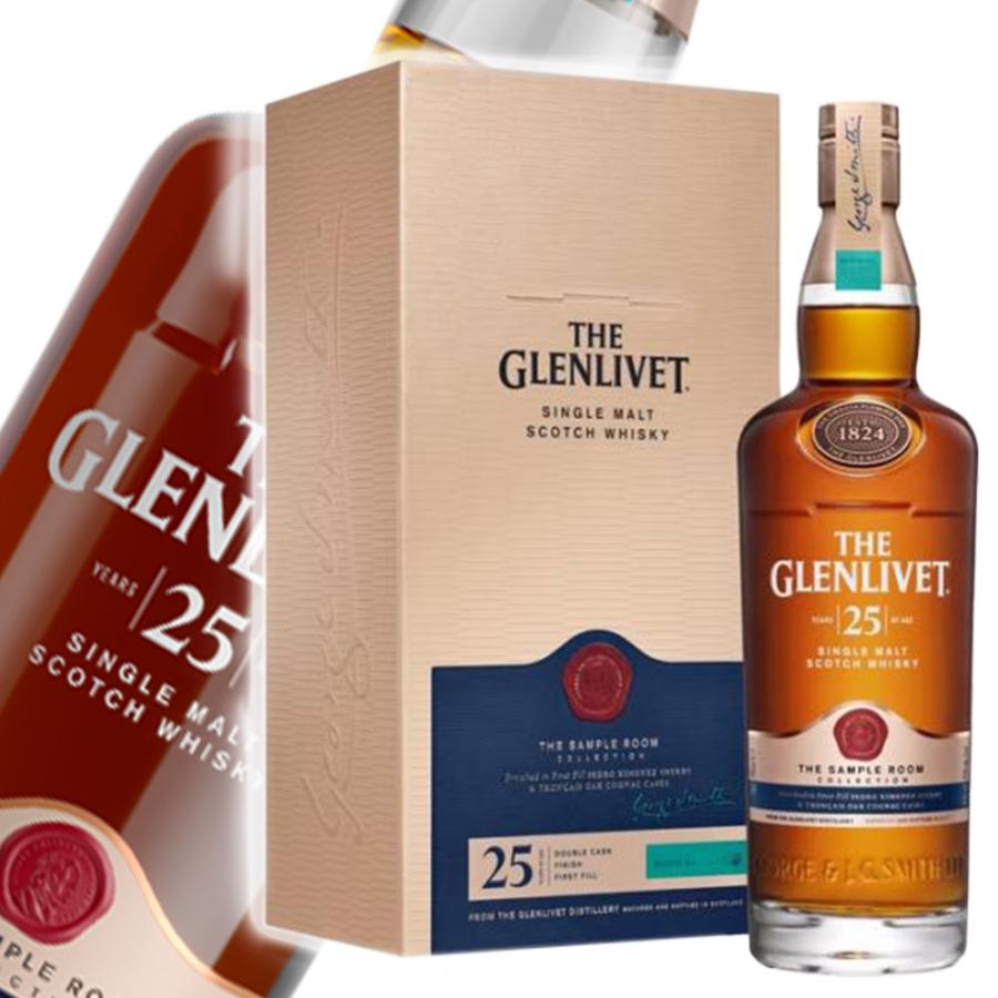 ザ・グレンリベット（THE GLENLIVET） 25年 700ml 43度 正規品 : 酒