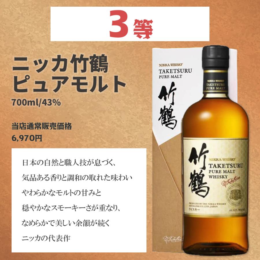 第三弾】ウイスキー くじ 山崎 12年 竹鶴 アラン ニッカ ガチャ 送料