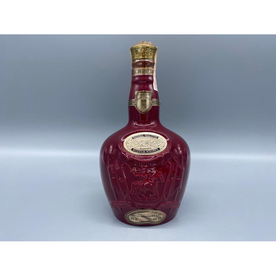 ウイスキー ロイヤルサルート 21年 700ml 40度《旧ボトル》赤色