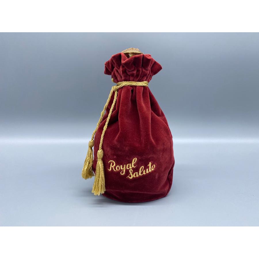 ロイヤルサルート21年茶色陶器　巾着付き　スコッチ　古酒 楽天市場】【未開栓】ROYAL SALUTE ロイヤルサルート 21年 茶