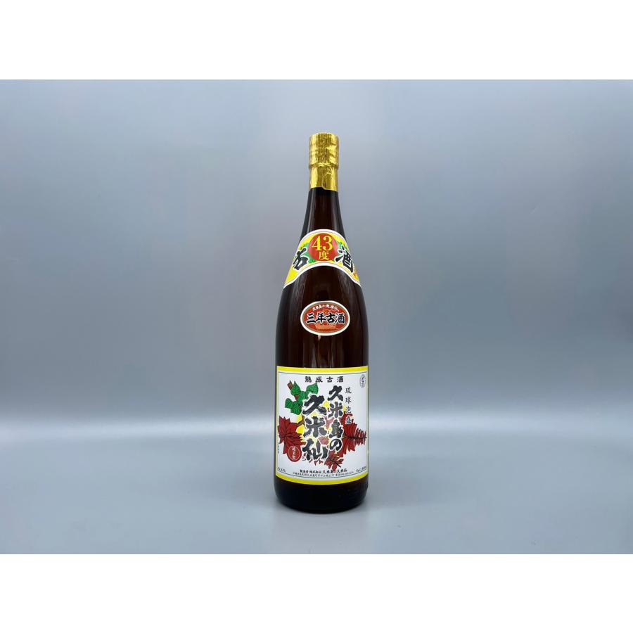 泡盛 久米島の久米仙 三年古酒 43度 1800ml 1.8l : 酒本舗 太右衛門