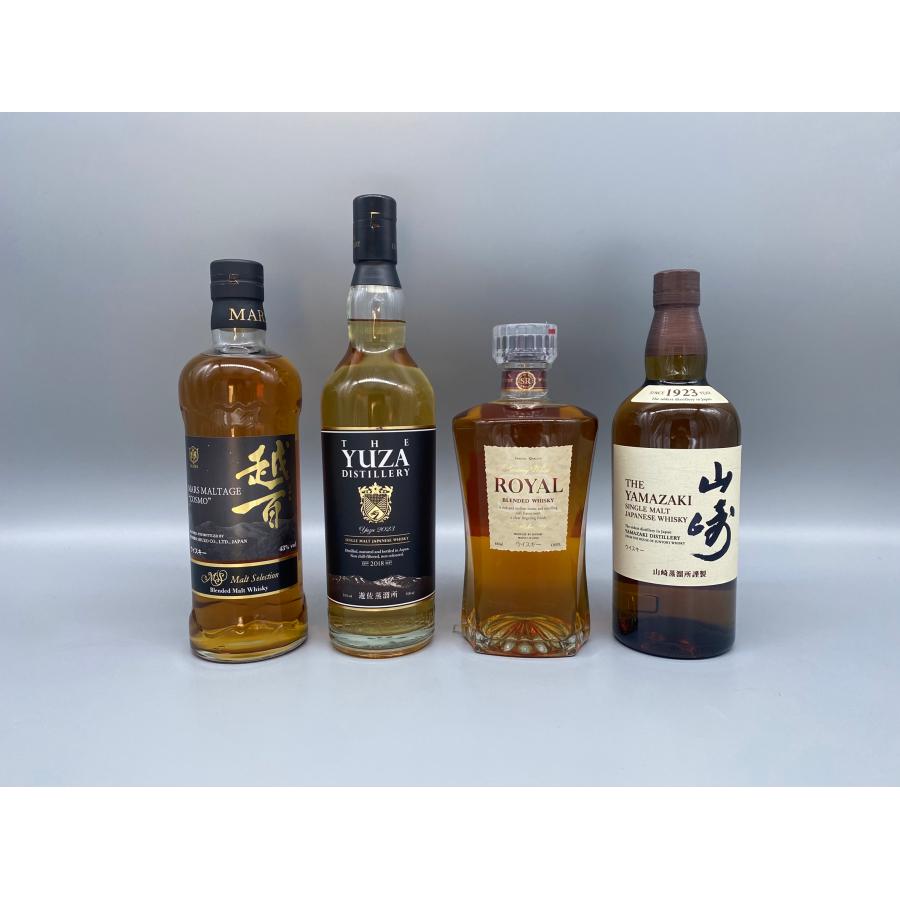 ウイスキー 4本セット 越百・ユザ・ローヤルスリム・山崎 : 酒本舗 太 