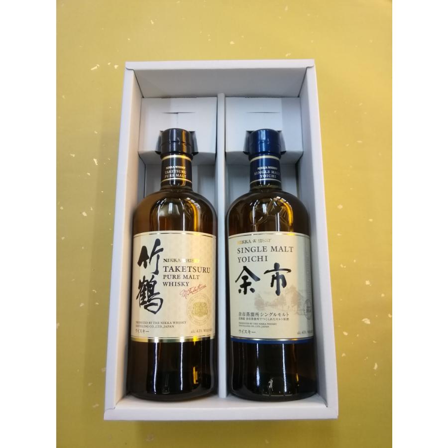 人気ウイスキーギフトセット 竹鶴・余市 シングルモルト ニッカ