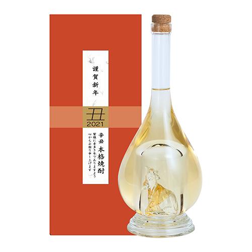 八鹿酒造 焼酎 麦焼酎 八鹿 干支ボトル 丑 2021年 25度 500ml 八鹿酒造 焼酎 麦焼酎 八鹿 干支ボトル 丑 2021年 25度 500ml