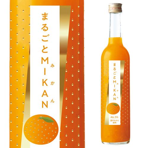 リキュール 驚異の果汁率87％！ まるごとMIKAN みかん 500ml 奈良県
