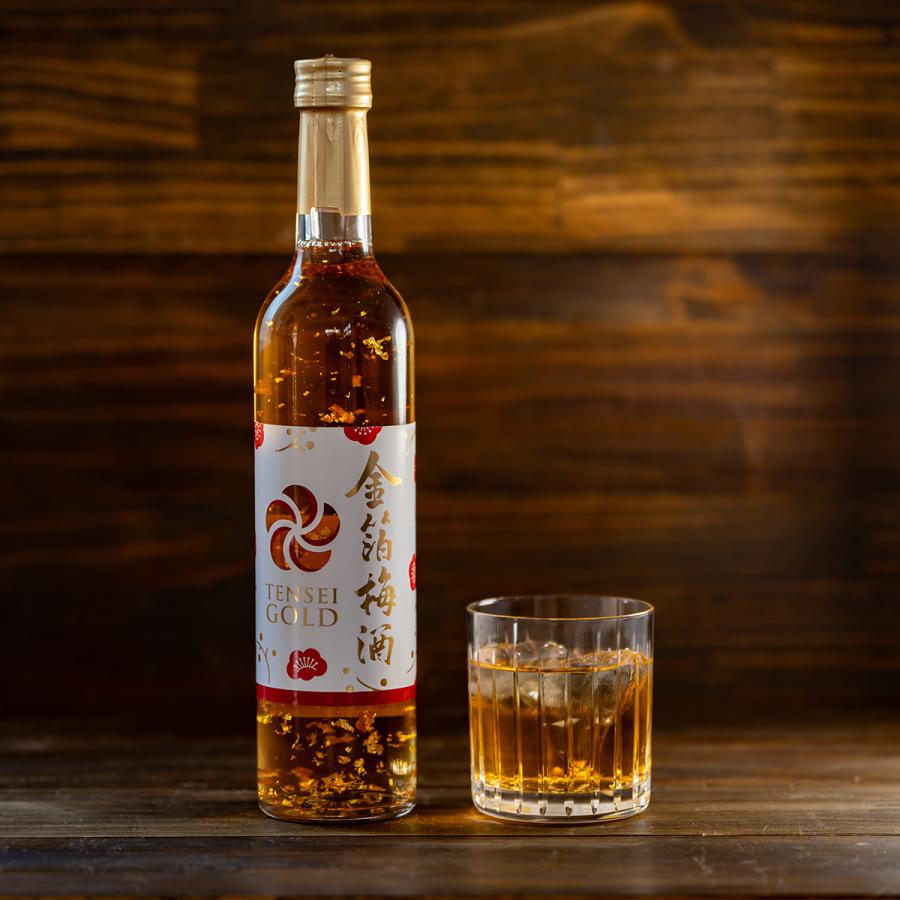 天星酒造 TENSEI GOLD 金箔梅酒 5本セット 10/5限定P3倍 梅酒 天星GOLD 金箔入り 13度 500ml 鹿児島県 天星酒造