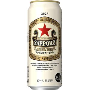 ◇5月10日（発売日）より順次発送◇【限定】サッポロ　ラガービール　500ml×24缶（１ケース）