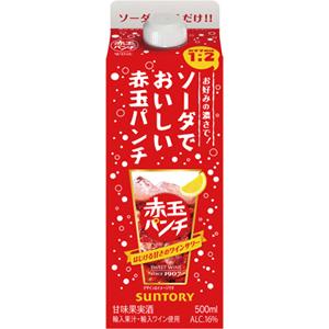 サントリー　ソーダでおいしい赤玉パンチ　500ml　紙パック | 
