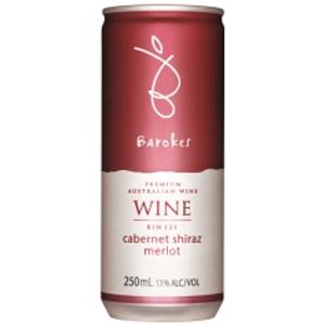 バロークス　プレミアム缶ワイン赤　250ml　【バラ1缶】｜sakeking