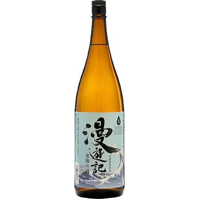 ［麦焼酎］９本まで同梱可　２５度　漫遊記　麦　１８００ｍｌ瓶 　１本（1800 1.8 まんゆうき メイリ めいり）明利酒類｜sakemakino