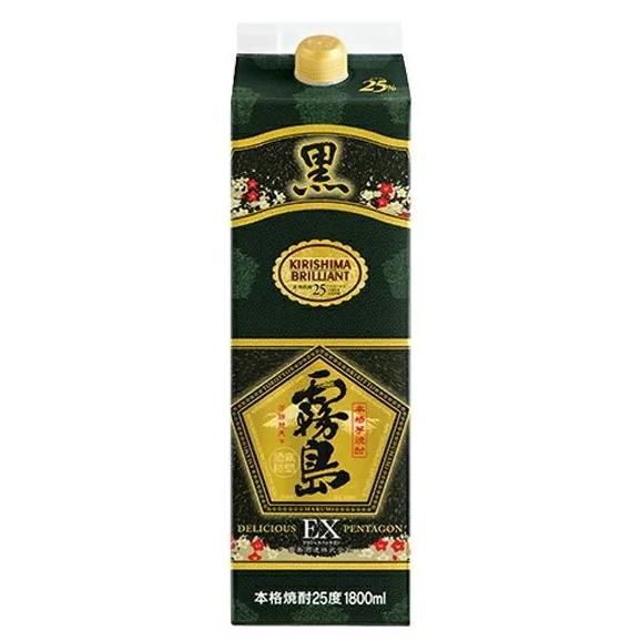 本格焼酎黒霧島EX25度1800ml3本黒霧島25度1800ml3本計6本セット 黒霧島 ［芋焼酎］送料無料※3本セット 25度 黒霧島EX 1．8L