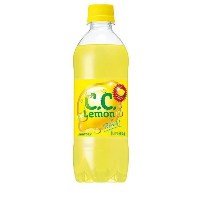 ［飲料］４８本まで同梱可　サントリー　Ｃ．Ｃ．レモン　４３０ｍｌＰＥＴ【２４本単位でご注文ください】SUNTORY（430ml　500　自販機専用　ｃｃレモン)｜sakemakino