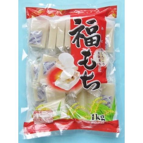 食品］20袋まで同梱可 福もち 1袋1kg（20切詰）切り餅 大新