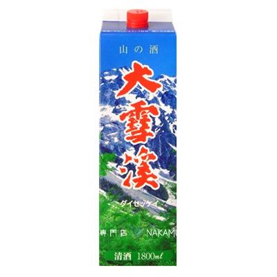 大雪渓 蔵出し 普通酒 1800ml パック酒 長野県 地酒 日本酒 : 地酒