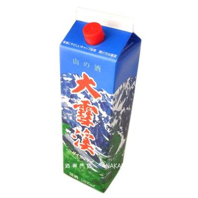 大雪渓 蔵出し 普通酒 1800ml パック酒 長野県 地酒 日本酒 : 地酒
