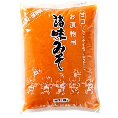 信州 味噌漬けの素 漬物用 諸味みそ 1.8kg 甘口 保存料無添加 喜多屋醸造 長野県 信州みそ｜sakenakamura