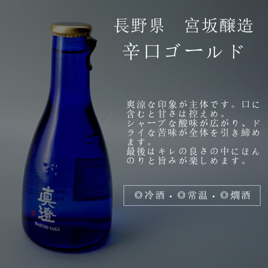 日本酒 真澄 辛口ゴールド 180ml ×12本 普通酒 宮坂醸造 長野県 地酒 小瓶 ミニボトル｜sakenakamura｜02