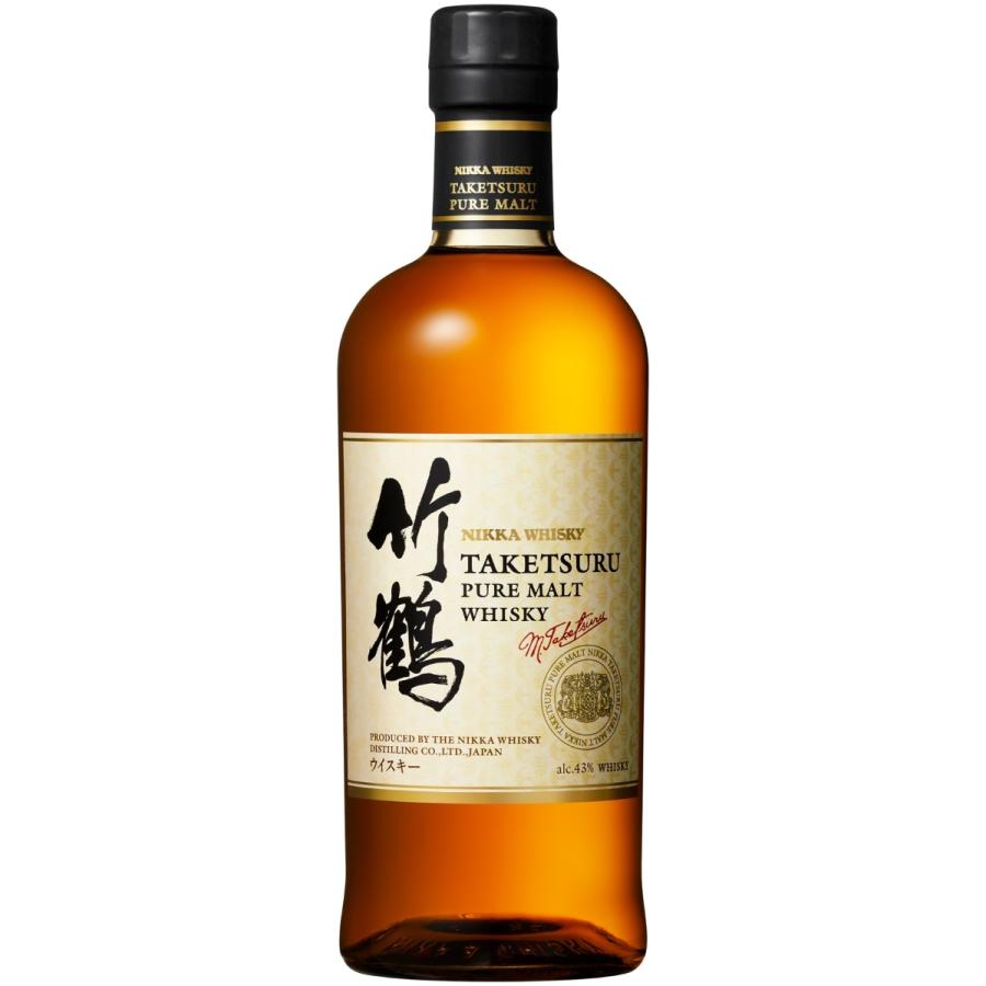 NIKKA 竹鶴 ピュアモルトウイスキー 700ml 箱付き 竹鶴 1本 箱付き 700M 送料無料 数量限定 竹鶴ピュアモルト