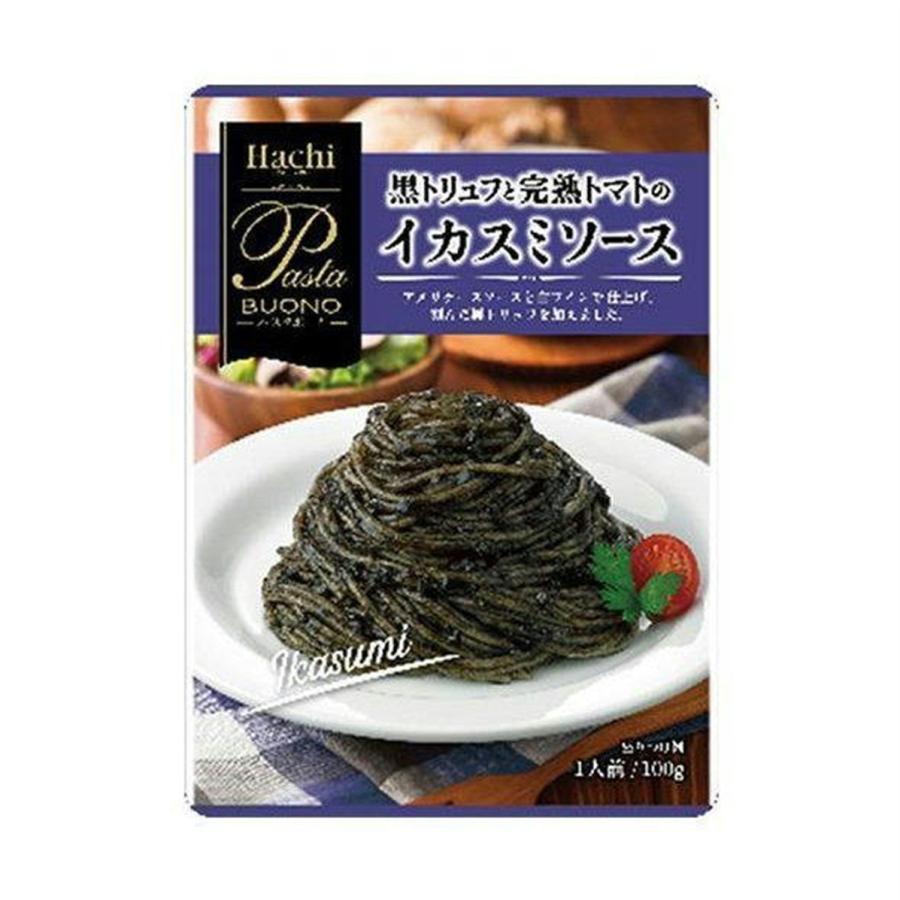 ハチ食品 黒トリュフと完熟トマトのイカ墨ソース 100g 酒類 冷凍食品 冷蔵食品との混載はできません Pasutasosu40 お酒の元気屋 通販 Yahoo ショッピング