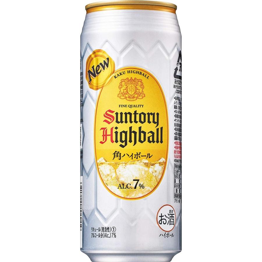 サントリー 角ハイボール 7度 500ml×24本 国産ウイスキー : お酒の元気