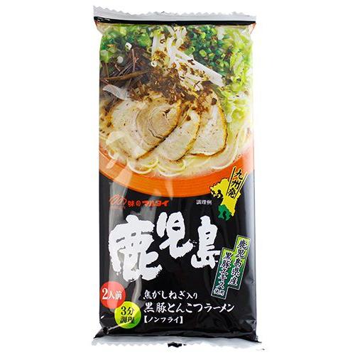 味のマルタイ 鹿児島焦がしねぎ入り 黒豚とんこつラーメン 185g 2人前 九州 福岡県｜sakenoishikawa