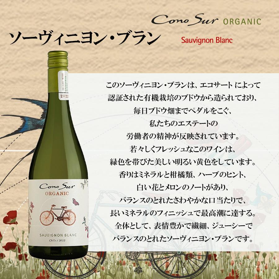 Cono Sur（コノスル） 組み合わせ自由 オーガニック4種類 6本 ワイン