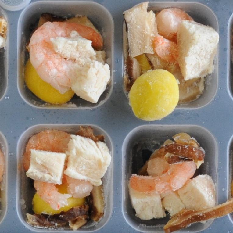 特）茶碗蒸しの具 784個（49個X16パック）椎茸 海老 銀杏 鶏肉 業務用