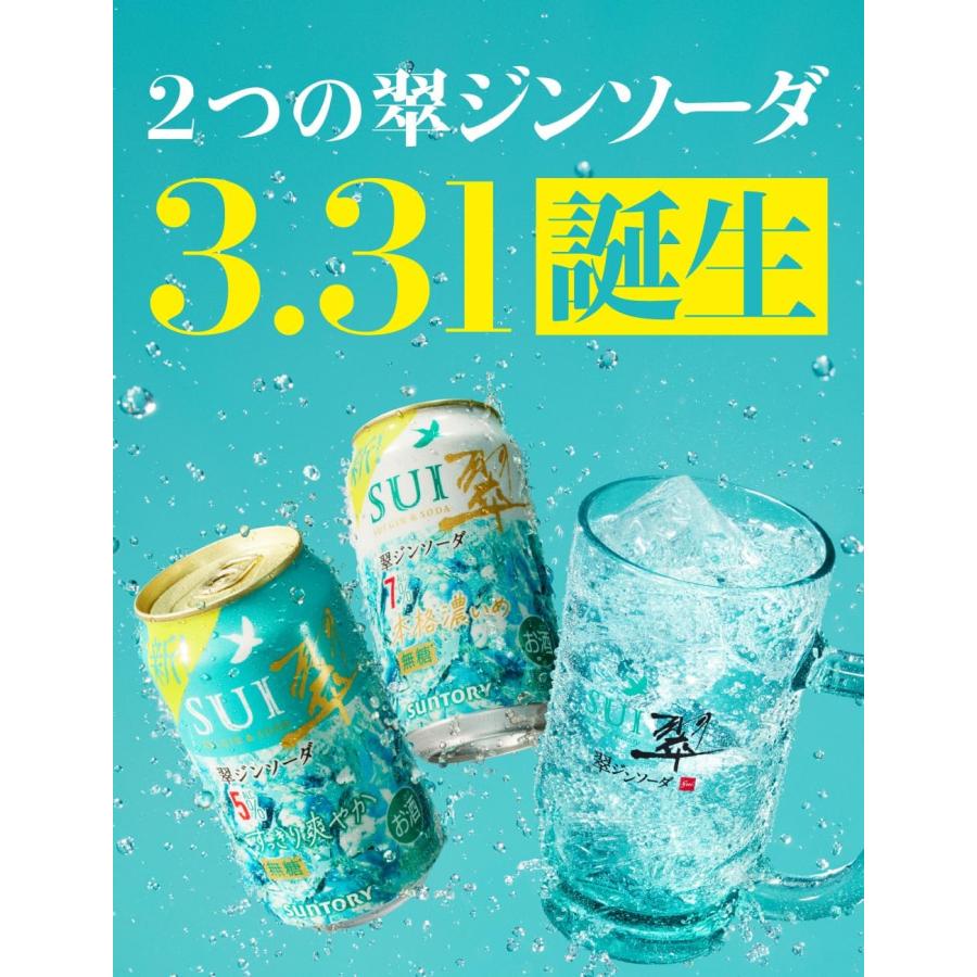 SUNTORY（サントリー） 翠ジンソーダ〈本格濃いめ〉7％ 350ml缶