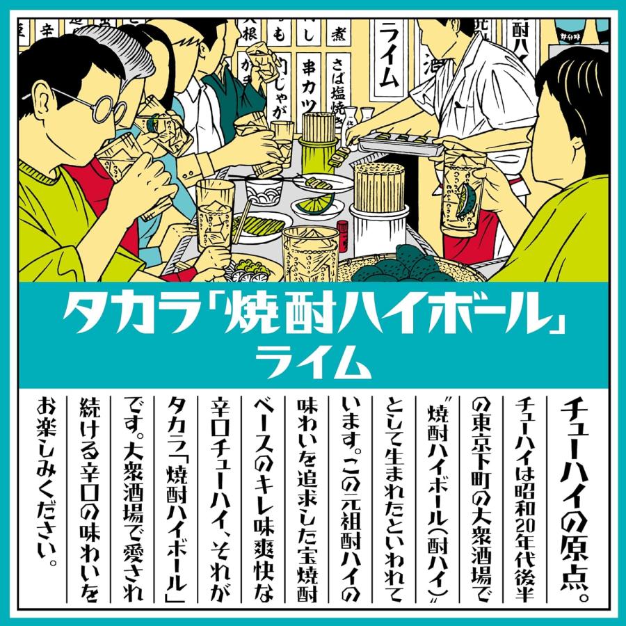 タカラ 焼酎ハイボールライム 350缶 1ケース24本入り 宝酒造