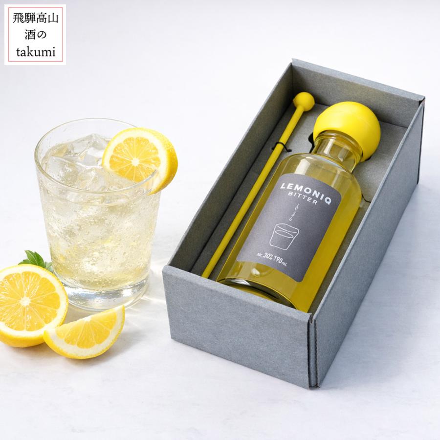 飛騨クラフト LEMONIQ BITTER レモニク ビター 190ml瓶1本 箱入り