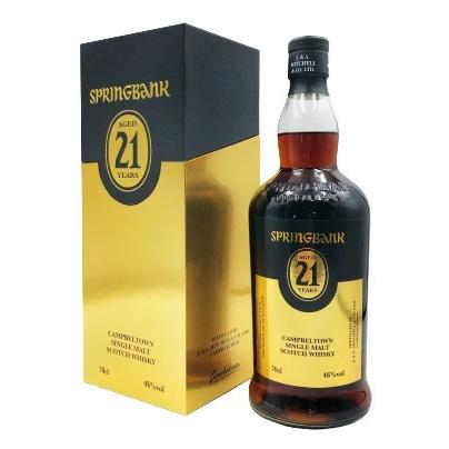 【即購入⭕️】 ウイスキー スプリングバンク 21年 箱付 700ml 46% シングルモルト 正規品 【EI7522703830】(27140円)