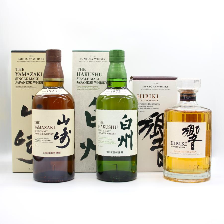 サントリーウイスキー シングルモルト飲み比べ 山崎白州 NVセット 敬老