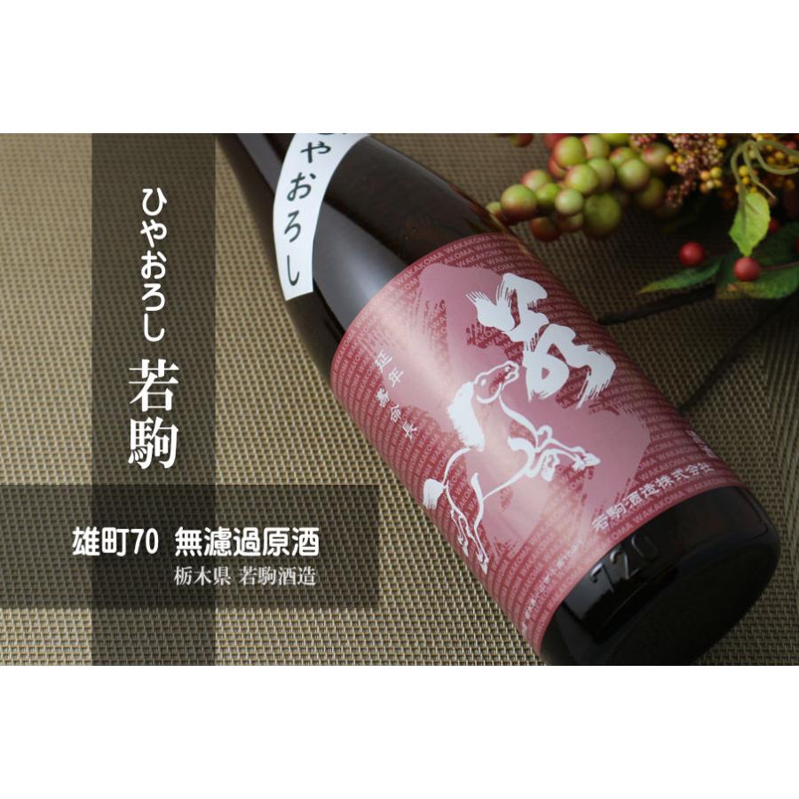 若駒 雄町70 ひやおろし 720ml (日本酒 若駒酒造 栃木県) |  | 01