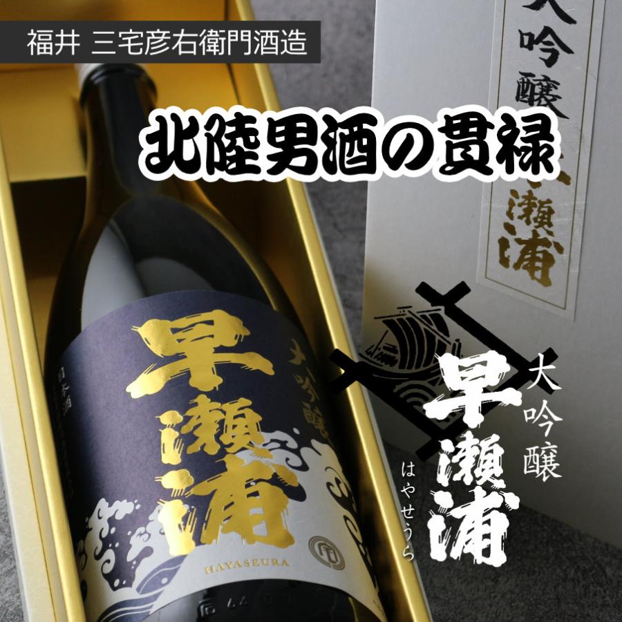 早瀬浦 大吟醸 720ml(日本酒 三宅彦右衛門酒造 福井県 はやせうら） 父