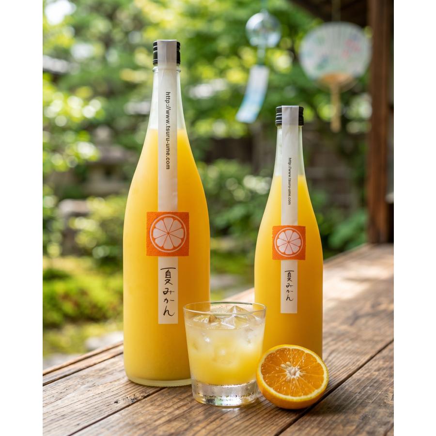 鶴梅 夏みかん 720ml (リキュール 平和酒造 和歌山県) : 酒舗 井上屋