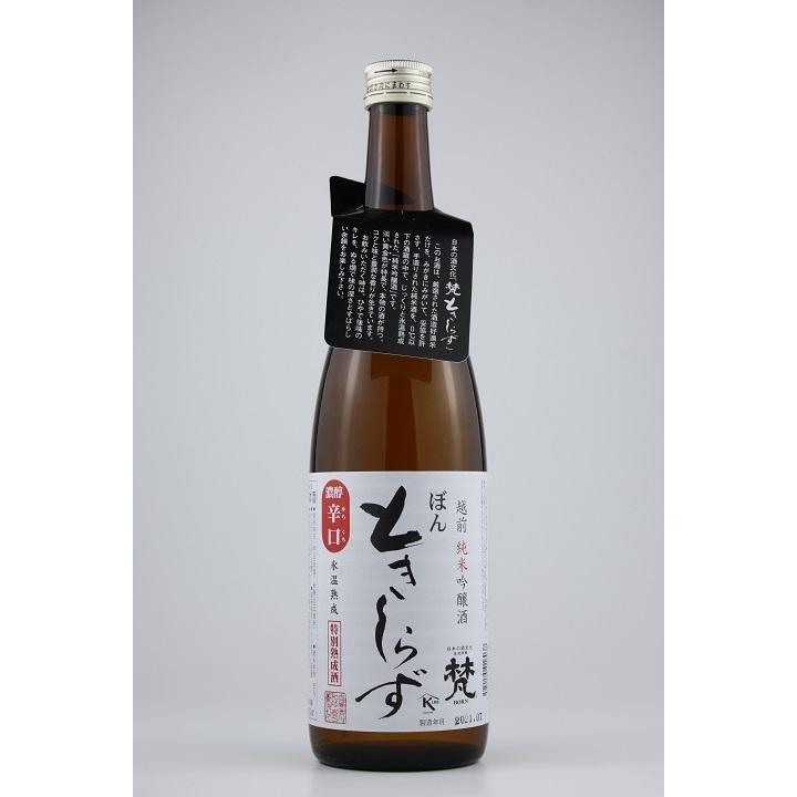 梵 日本酒 ときしらず 純米吟醸 720ml : 越前福井の地酒 やま甚 - 通販